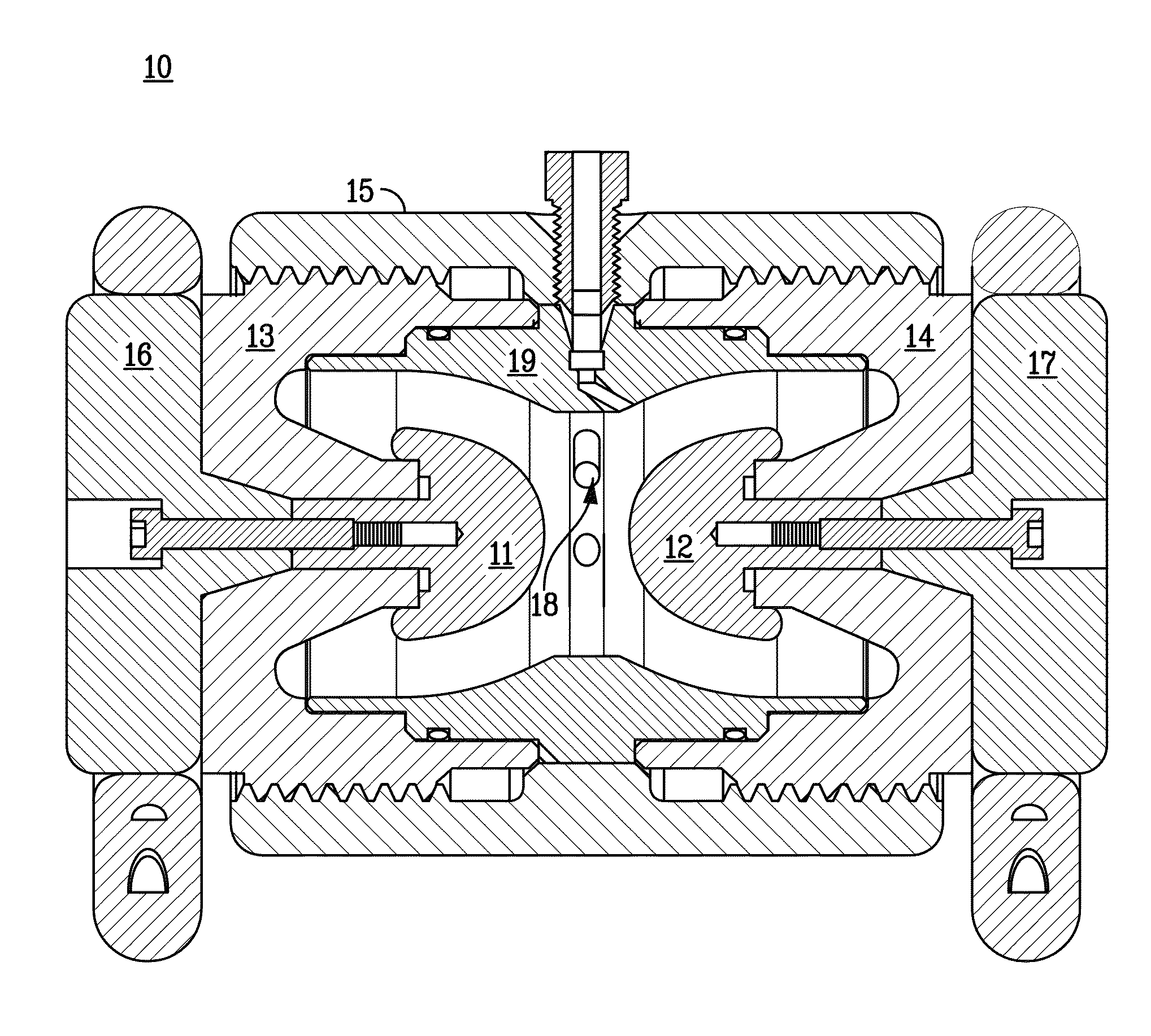 High-voltage, low-inductance gas switch