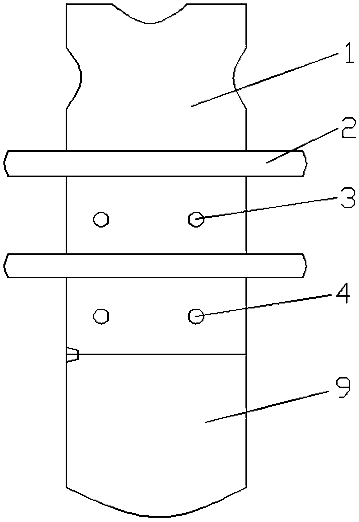 Sleeping bag type operation restraint strap for children