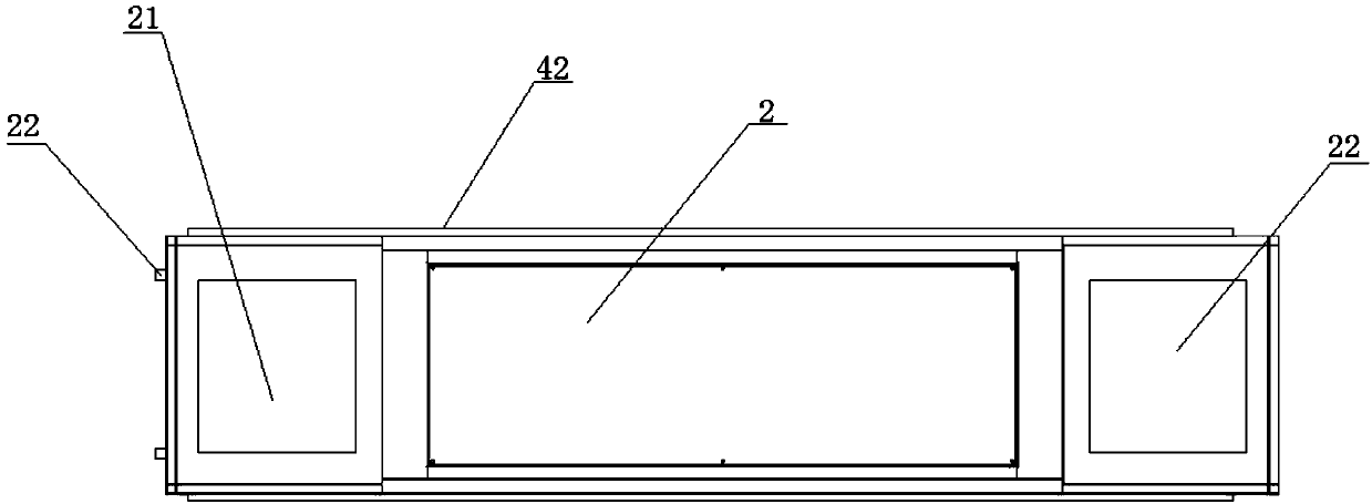 Detachable painting mist ventilating channel