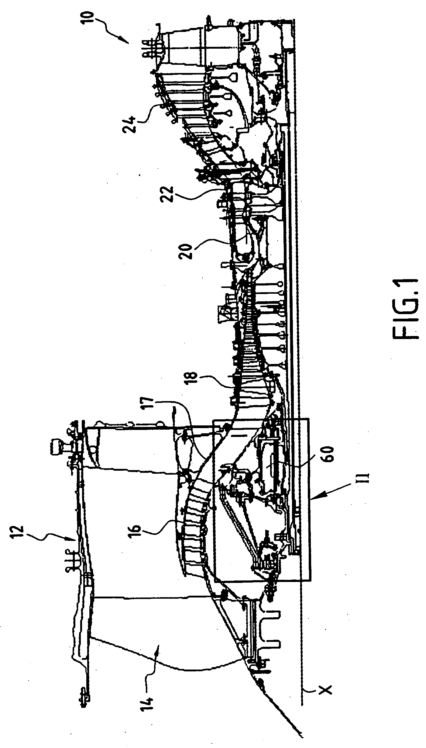 Turbomachine including an integrated electricity generator