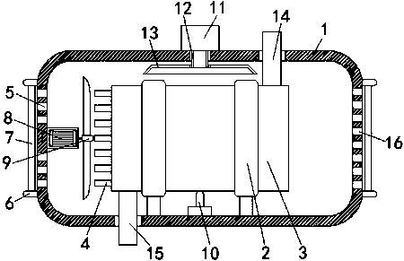 Speed reducer facilitating heat dissipation