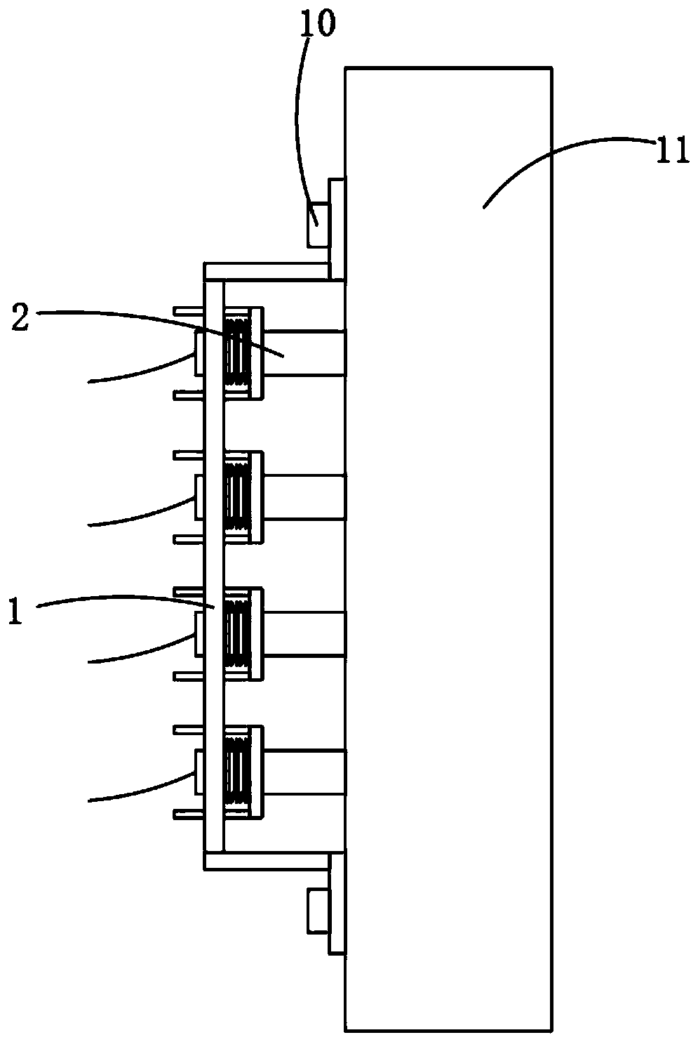 Monitor and monitoring instrument provided with monitor