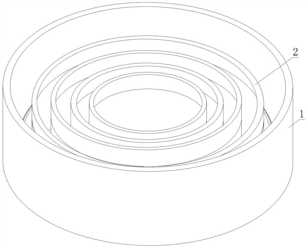 A low-concentration, fine-grained tailings dehydration treatment device and method