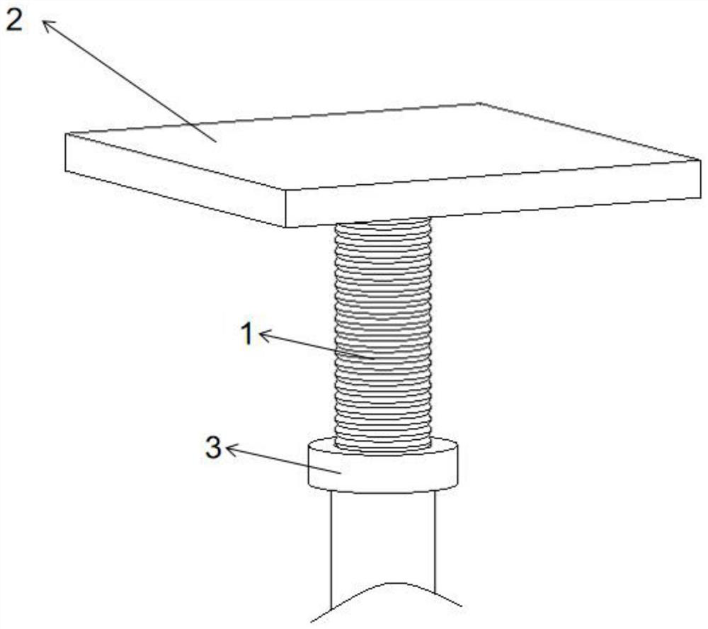 Construction method for backward supporting aluminum alloy independent column with post-cast strip