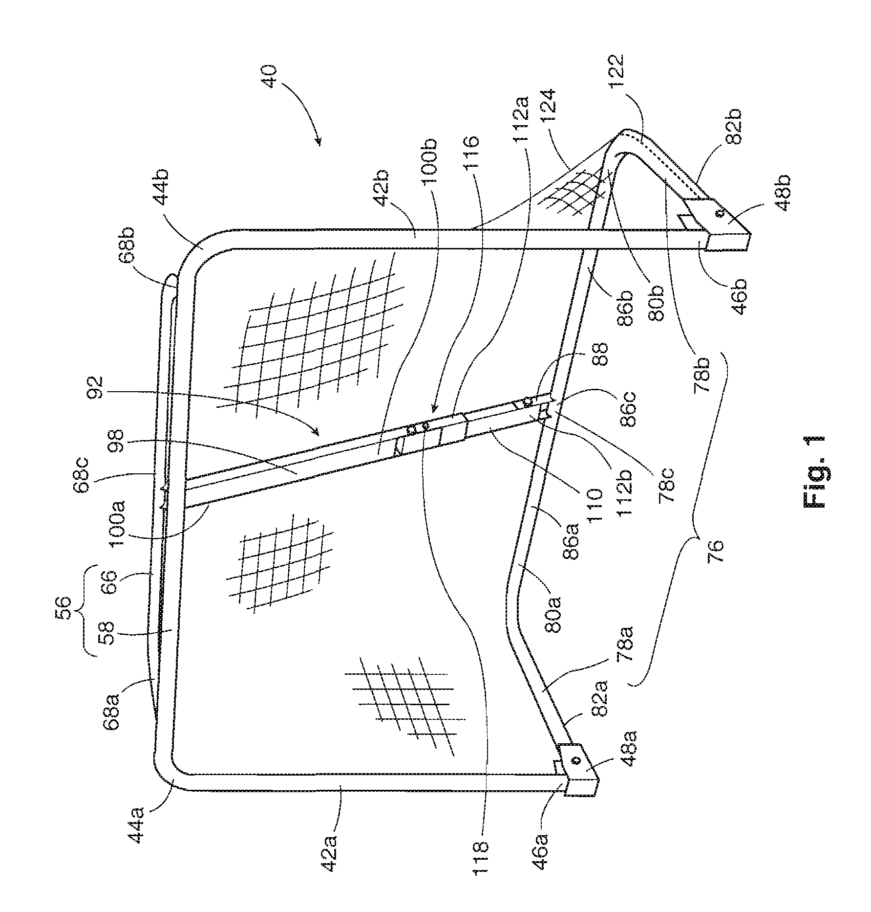 Collapsible sports goal