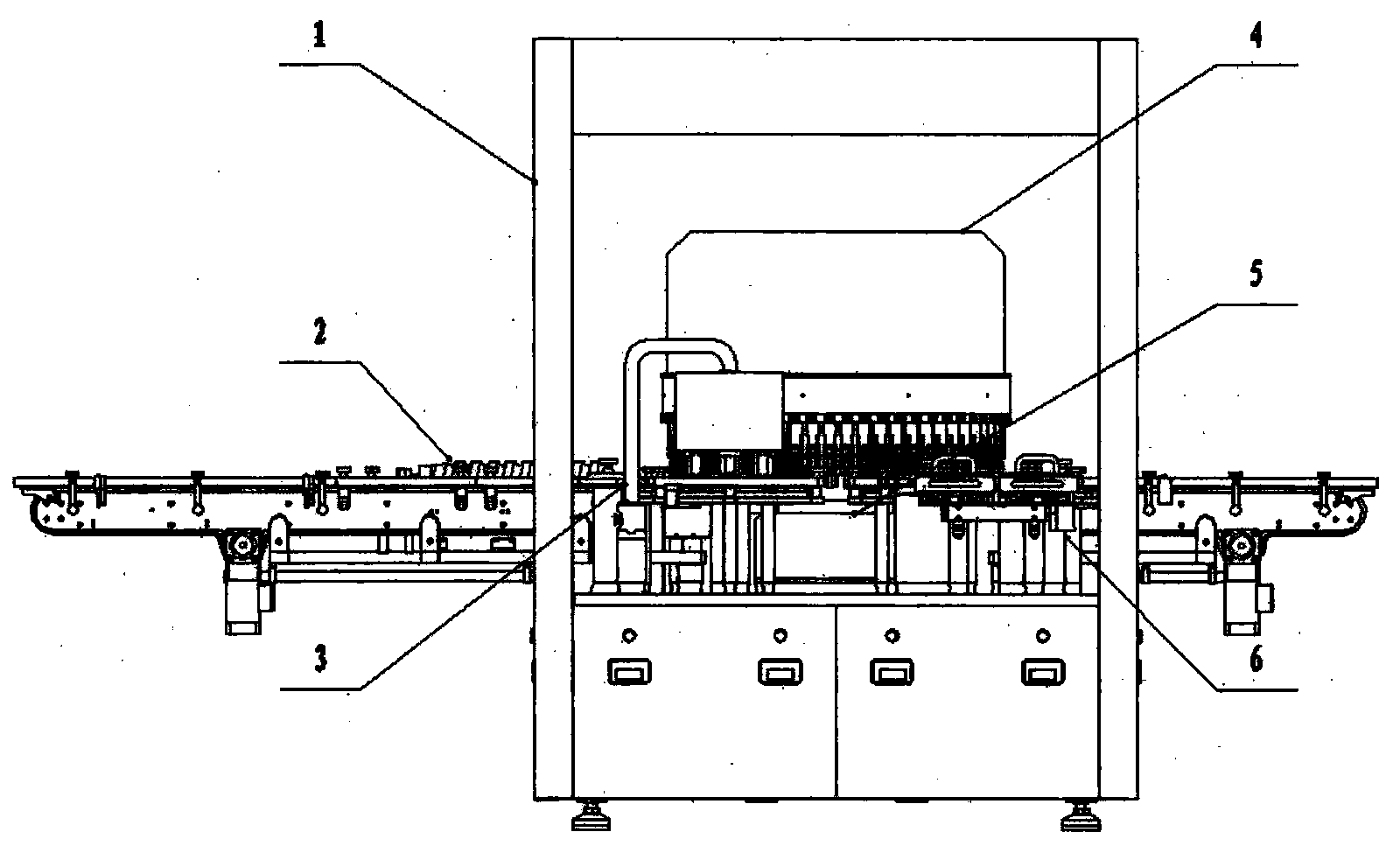 Baseless light inspection machine for freeze-dried vials