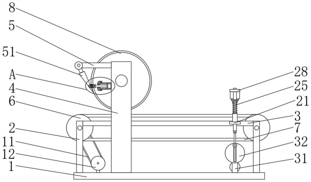 Slurry flowing forming machine for calcium silicate board production