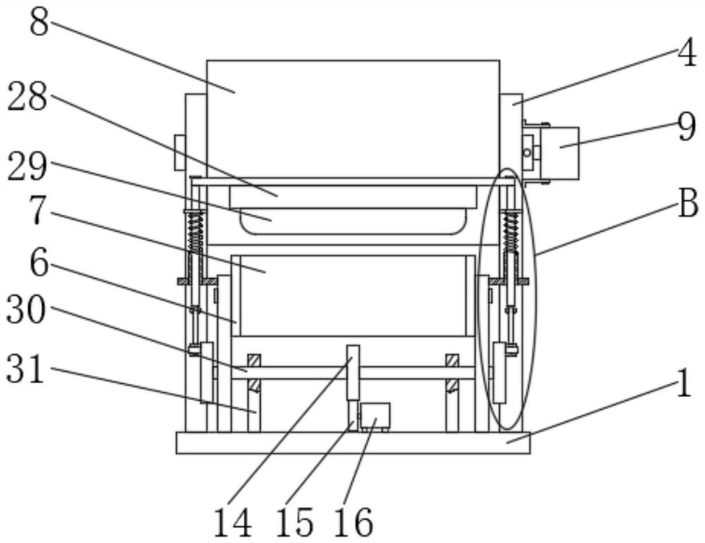 Slurry flowing forming machine for calcium silicate board production