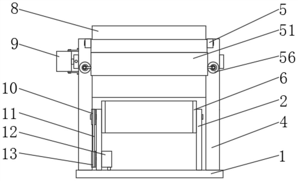 Slurry flowing forming machine for calcium silicate board production