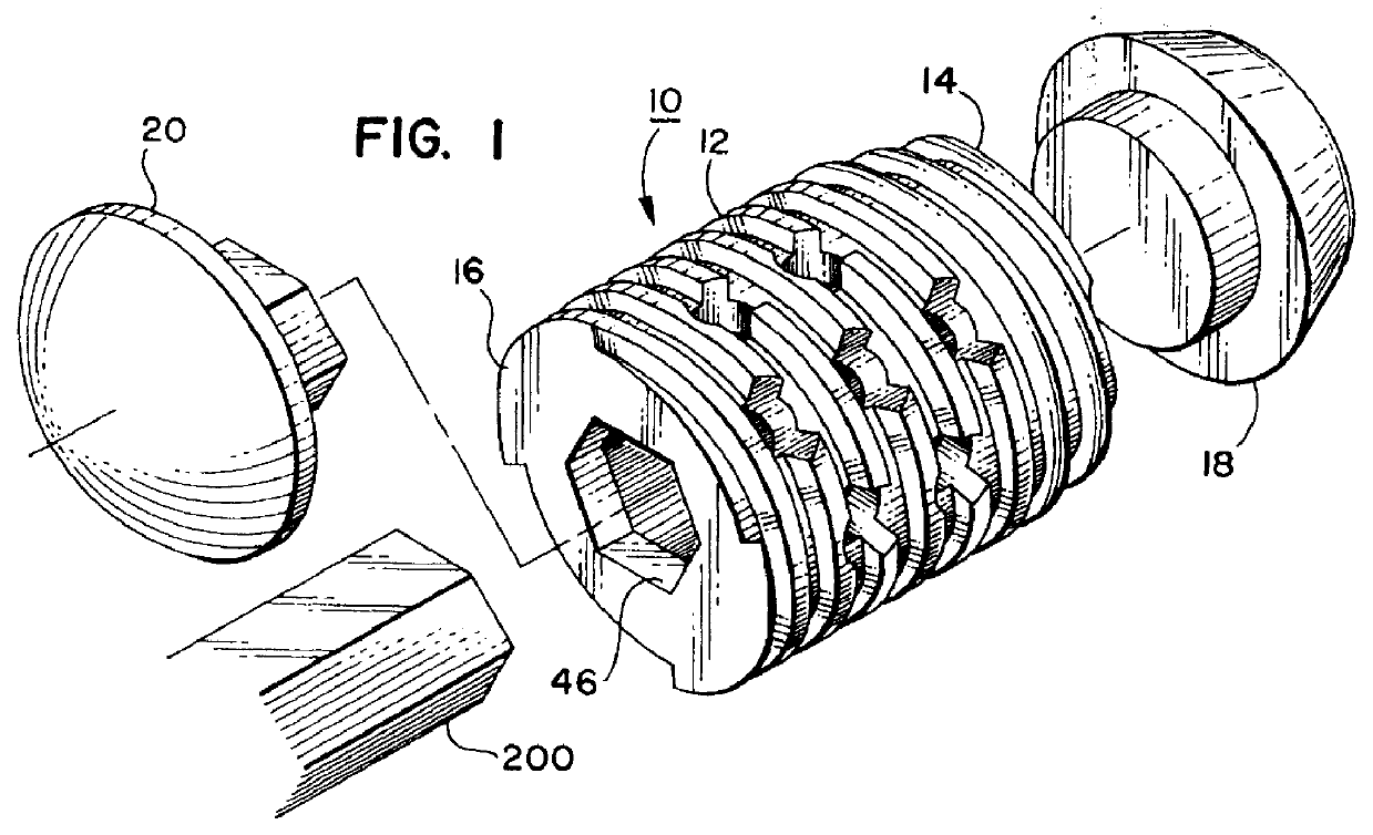 Threaded spinal implant with bone ingrowth openings