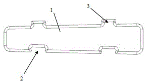 Spliced cool-storage plate