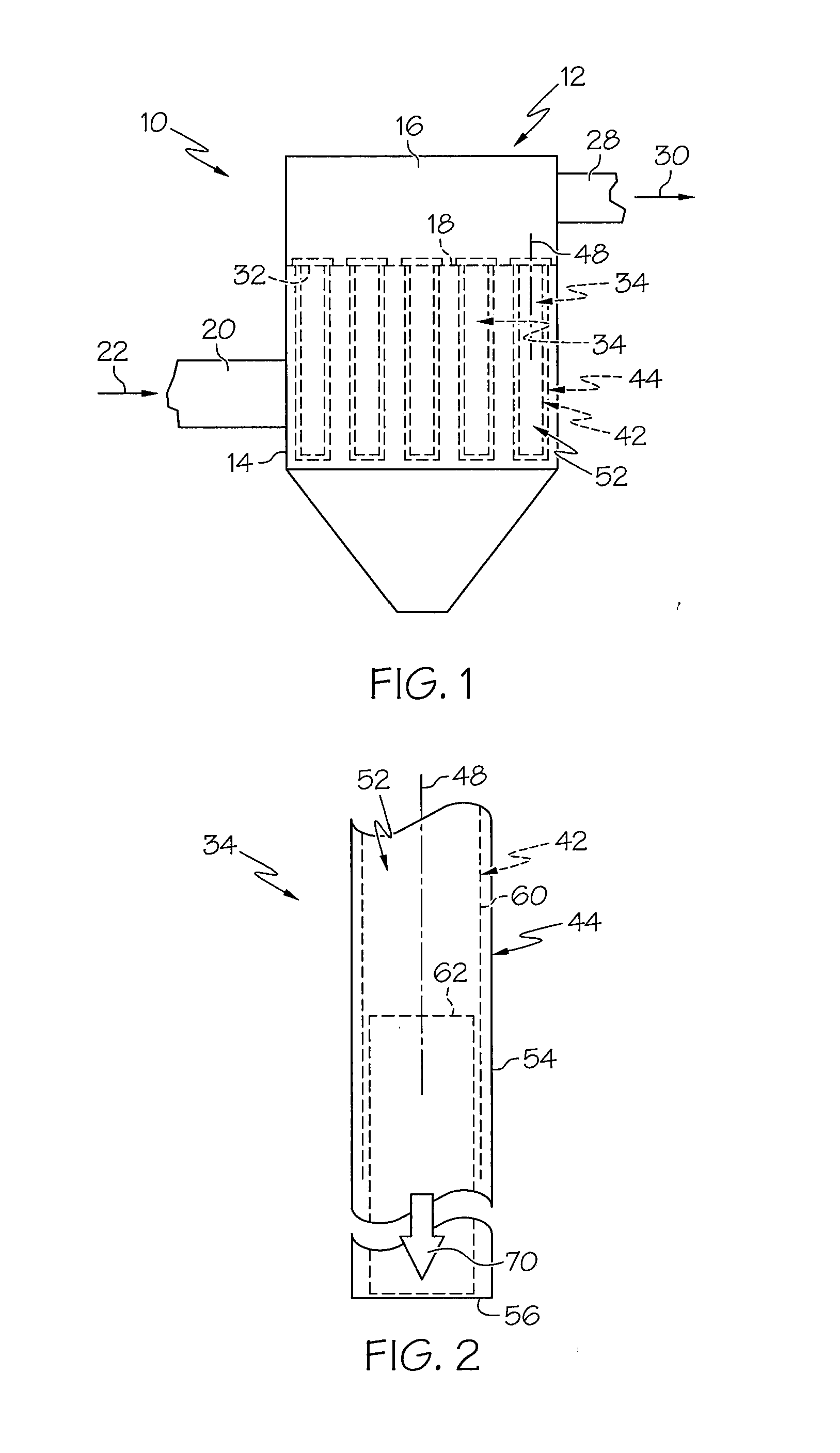 Variable length bag cage