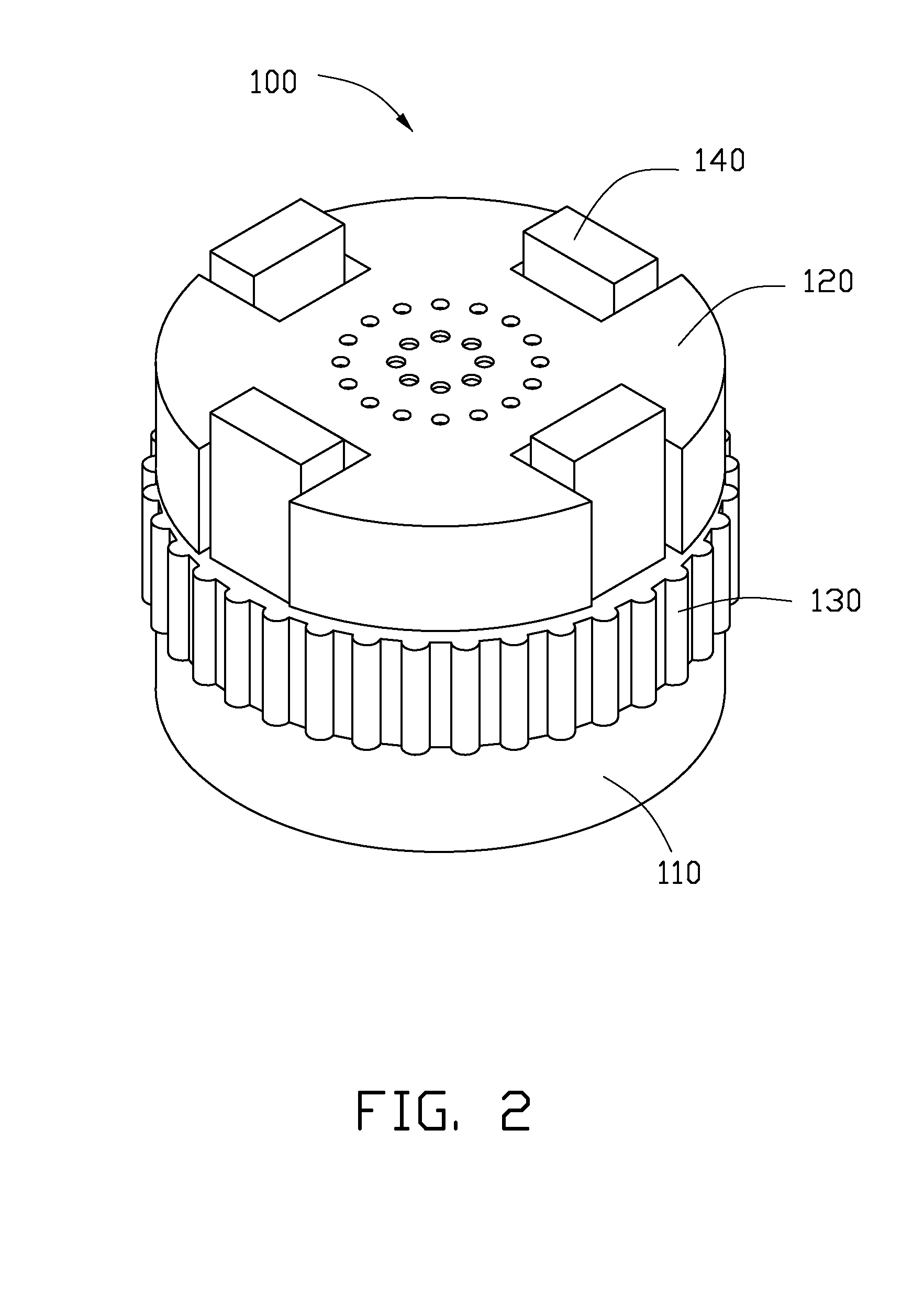 Clamping device for workpieces with different sizes