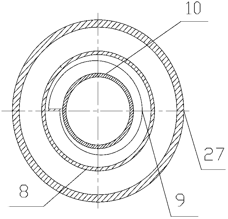 Self-drive centrifugal cyclone wet/dry water-powder-air separator