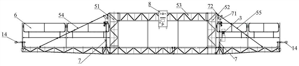 Waterproof and explosion-proof large boiler hearth maintenance lifting platform