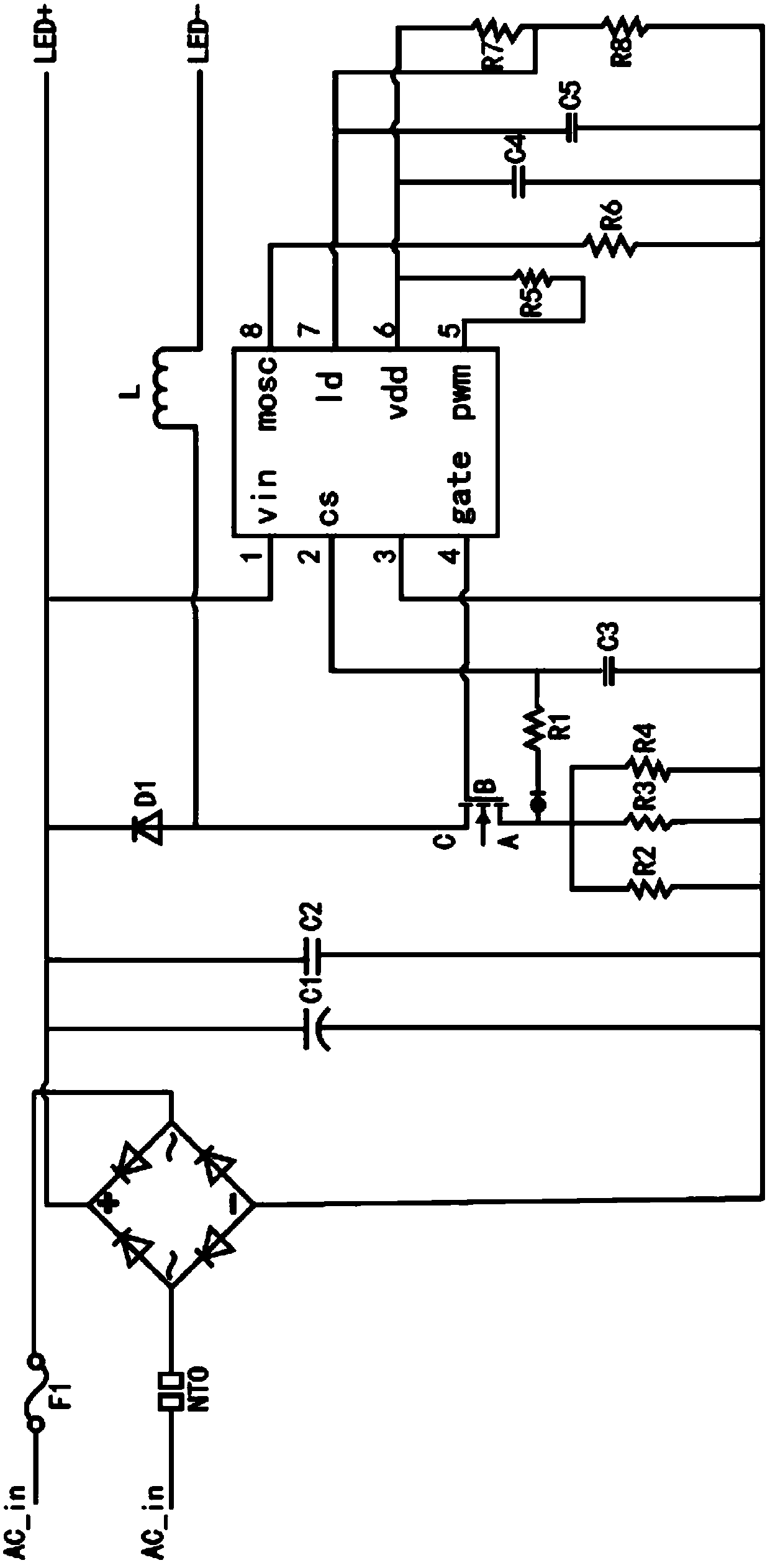 Indicating device provided with illumination street lamp