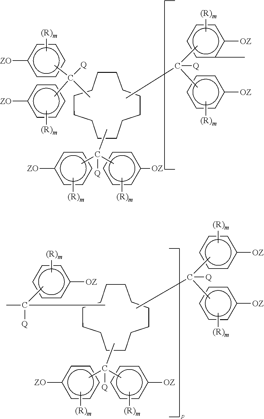 Polycyanates of cyclododecane polyphenols and thermosets thereof