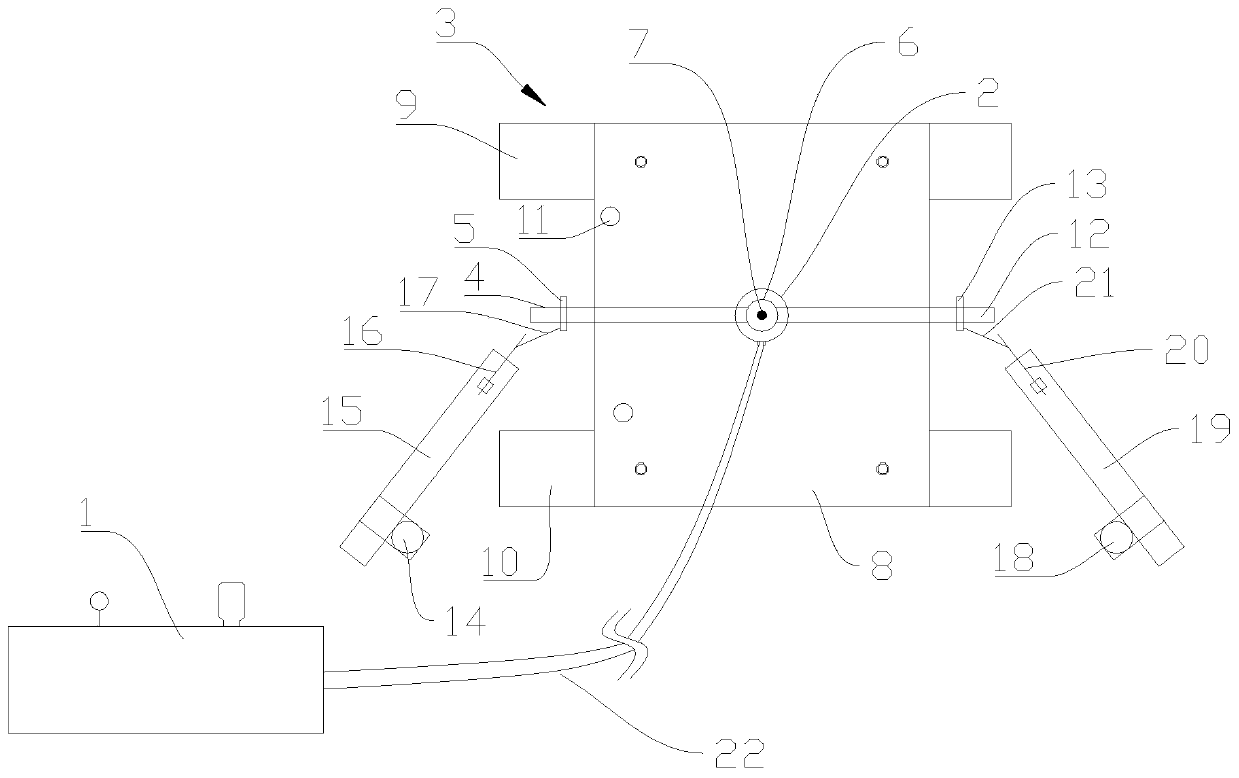 Perforated soil nail pull-out test device and test method thereof