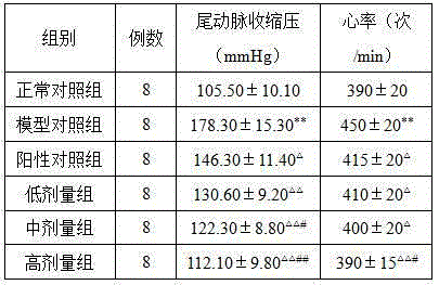 Traditional Chinese medicine composition for treating essential hypertension and preparation method thereof