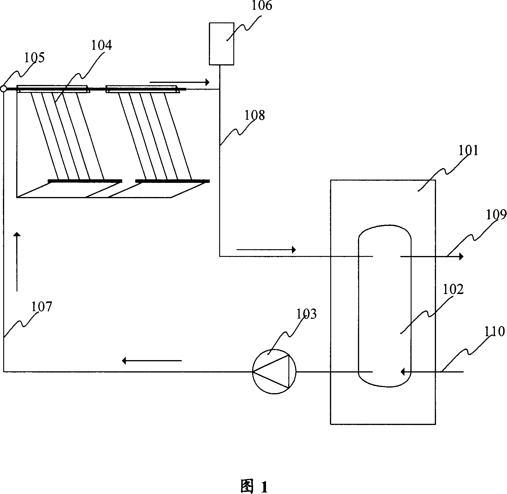 Solar energy water heater