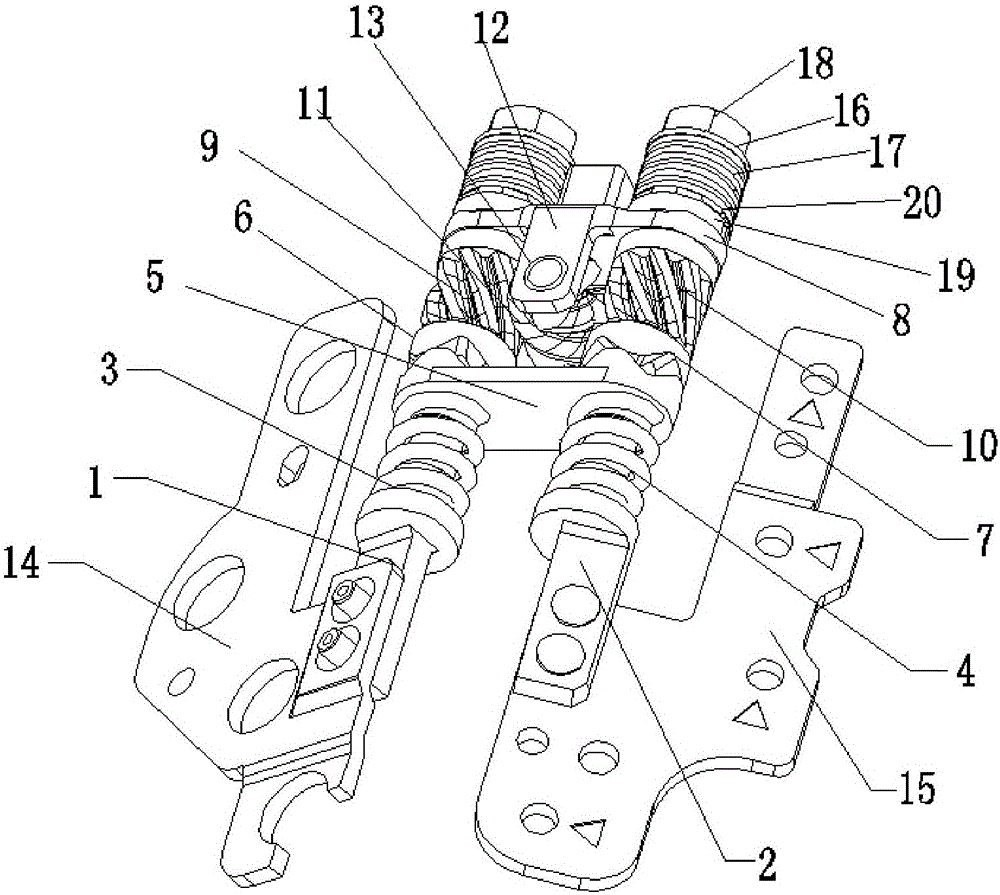 Rotational-torsion-varying double-shaft synchronous rotation shaft apparatus