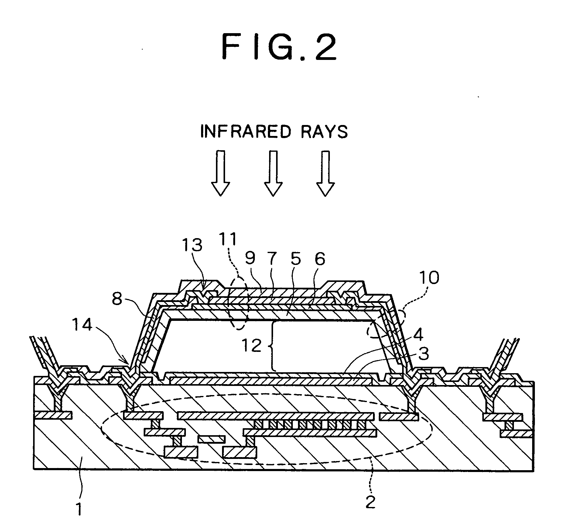 Thermal-type infrared detection element