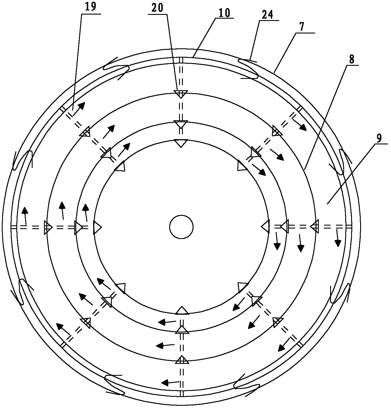 Method for experimenting dissolved oxygen saturation threshold of damaging fishes