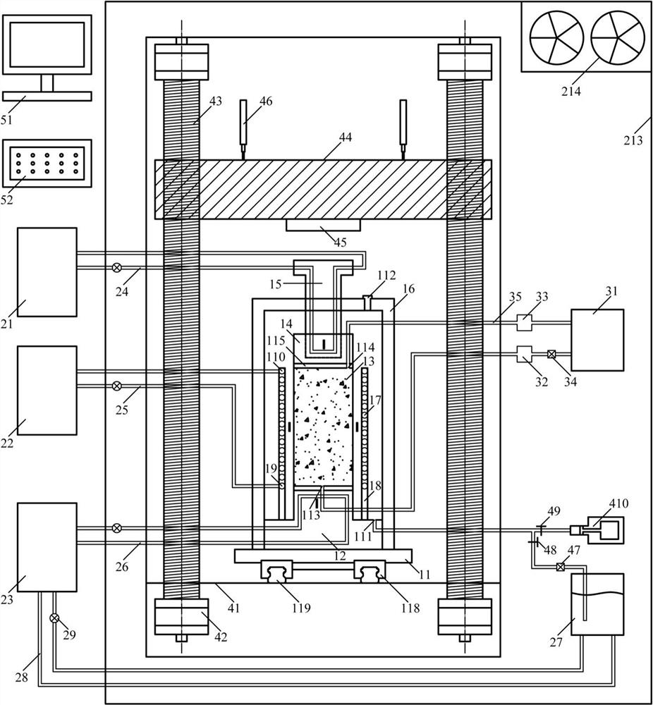 Coarse aggregate degradation test device and method considering relative humidity and freeze-thaw coupling effect