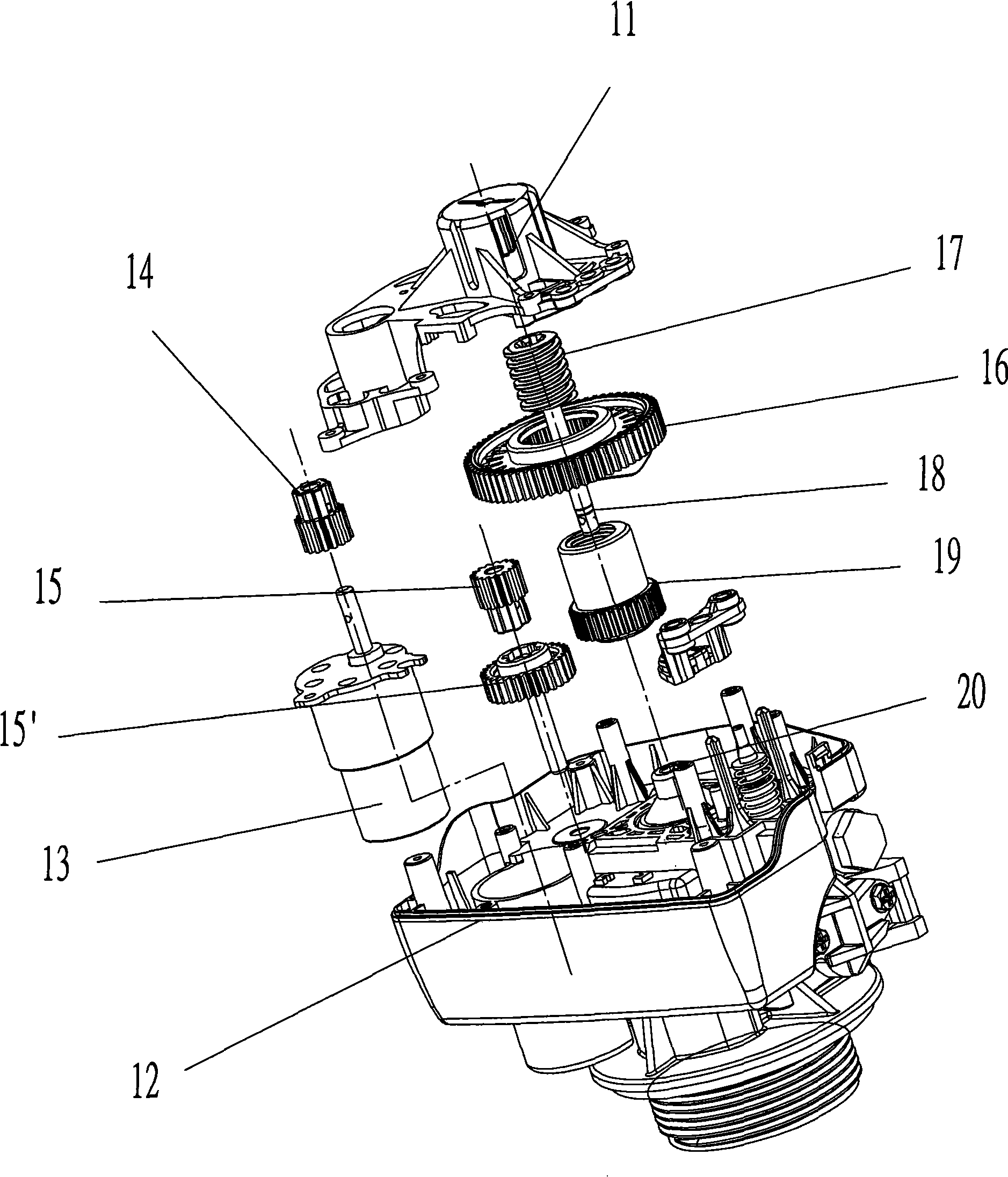 Automatic multi-way control valve