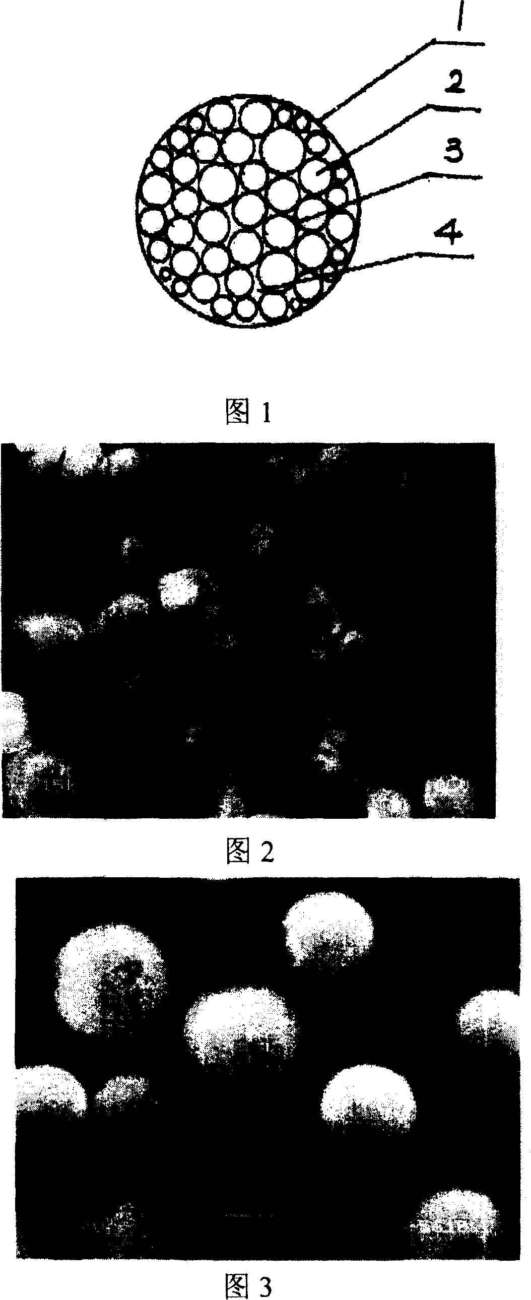 Nano-structured aggregate powder of AI/Yt/Zr ternary compound oxides and its production method