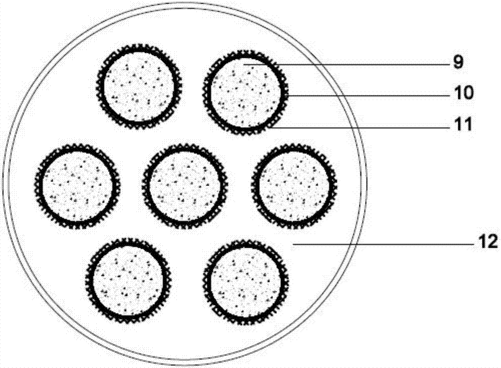 Testing device for microorganism-reinforced sand and use method of testing device