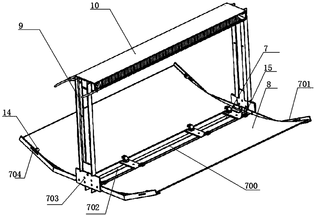 Full-spectrum efficiently utilized low-magnification double-axis photovoltaic power generation device