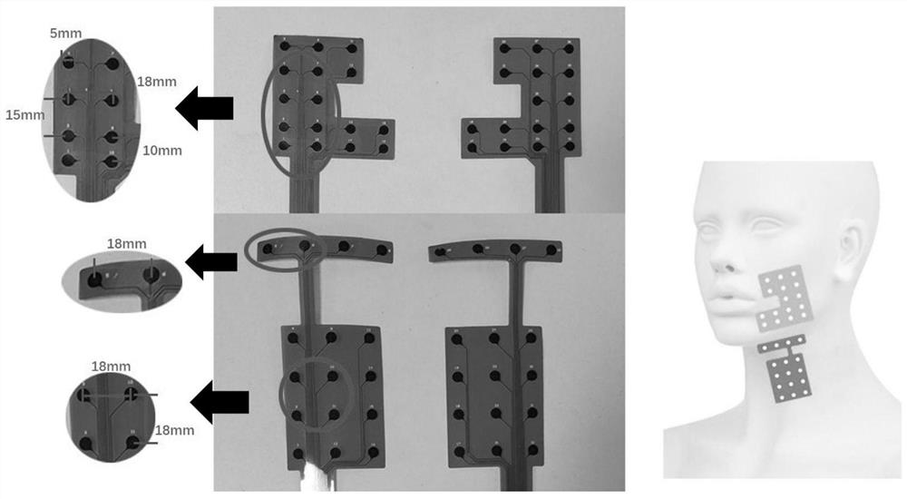 Silent speech recognition method based on face and neck surface myoelectricity