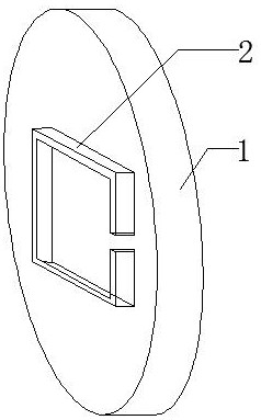 A split resonant ring metamaterial optical switch