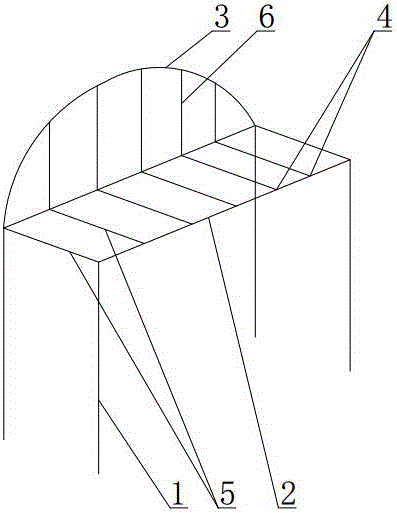 Arch pulling tree bridge cultivation method