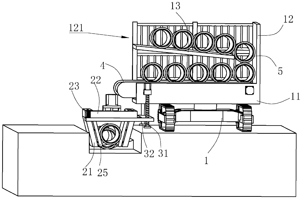 Municipal administration path sewer pipeline construction equipment and method