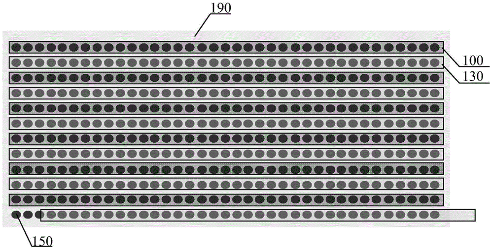 LED 3D display module and LED 3D display system