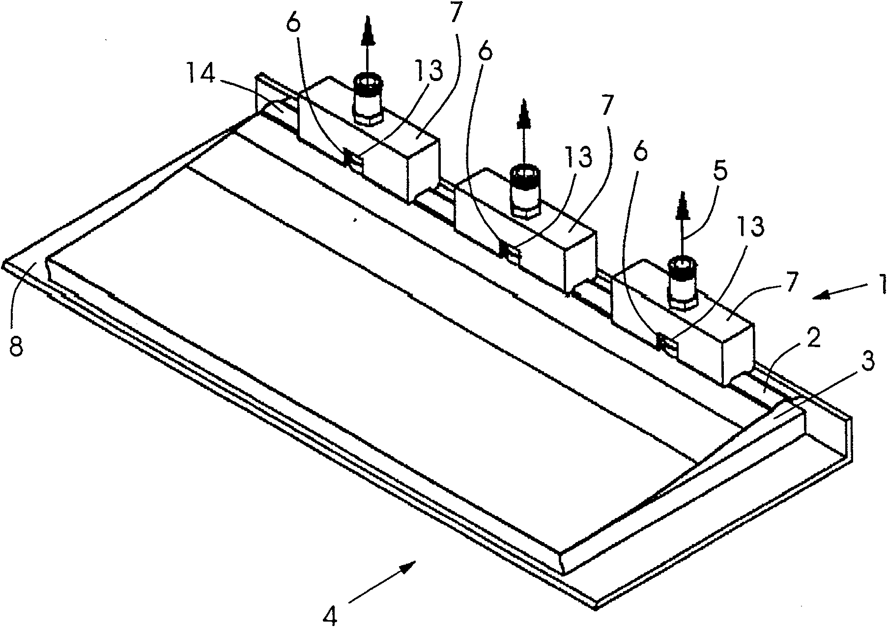 Apparatus and method for printing plate separating which with one stow