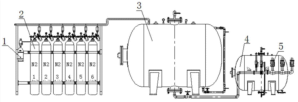 Foam spray fire extinguishing device