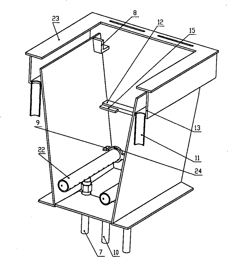 Electrolytic tank used for post-treatment of copper foil