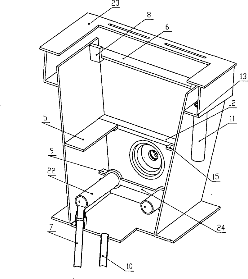 Electrolytic tank used for post-treatment of copper foil