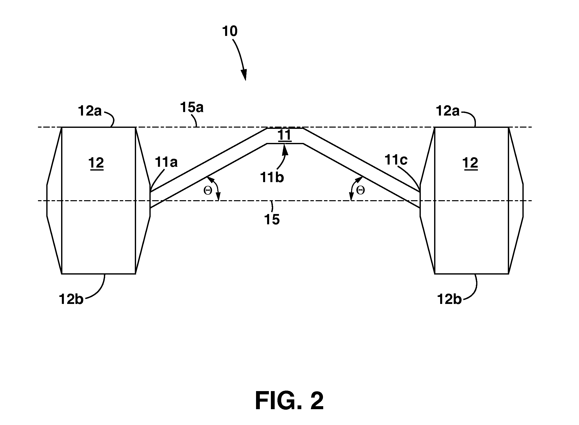 Dumbbell with arched handle