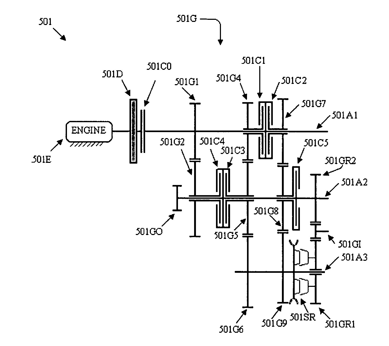 Transmission Gearbox Family in Parallel Shaft Transmission System