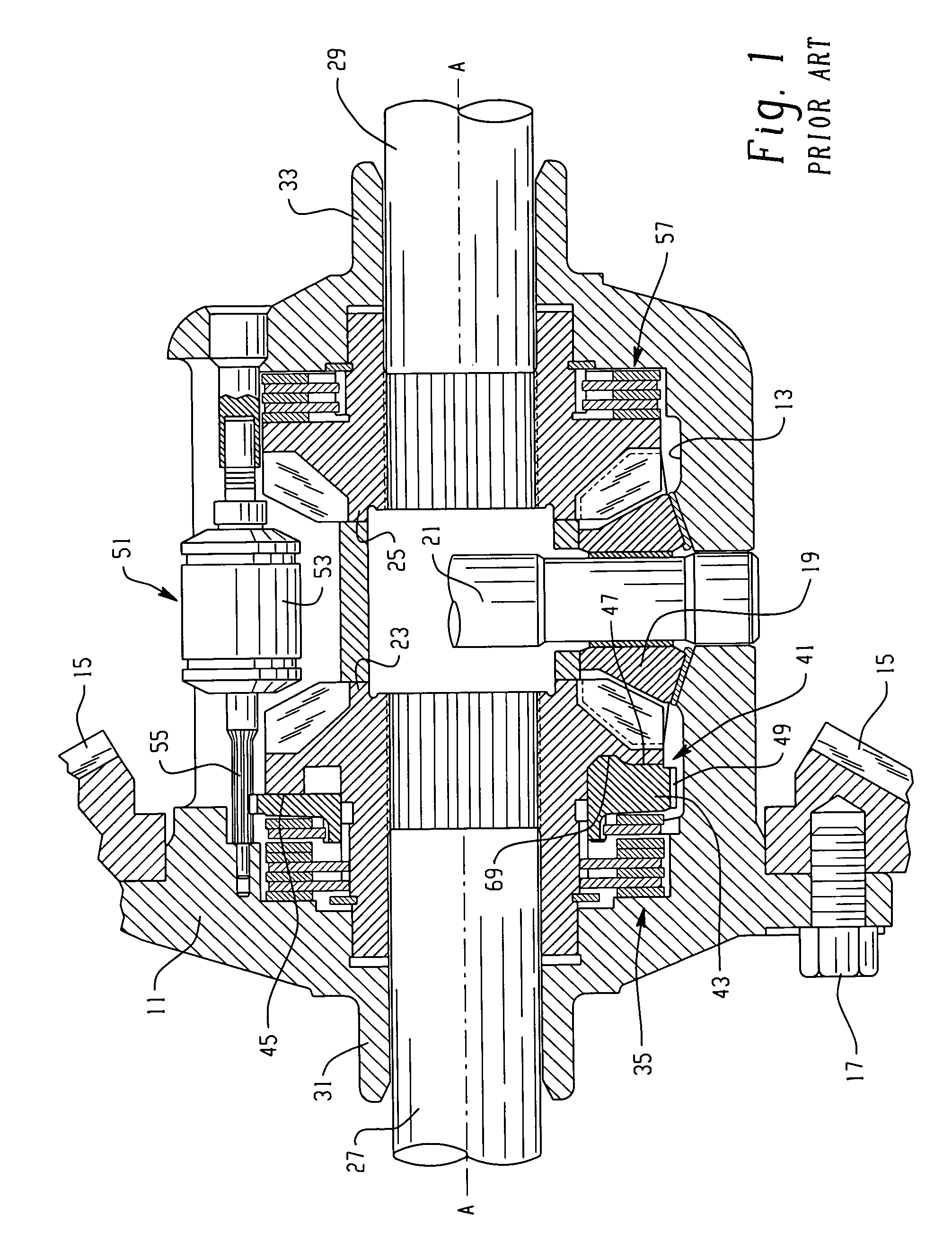 Mechanical locking differential lockout mechanism