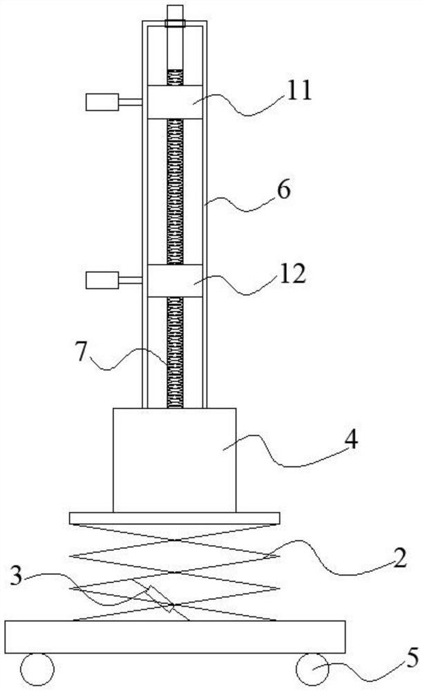 Electric high-altitude operation auxiliary device using gravity pressurization locking