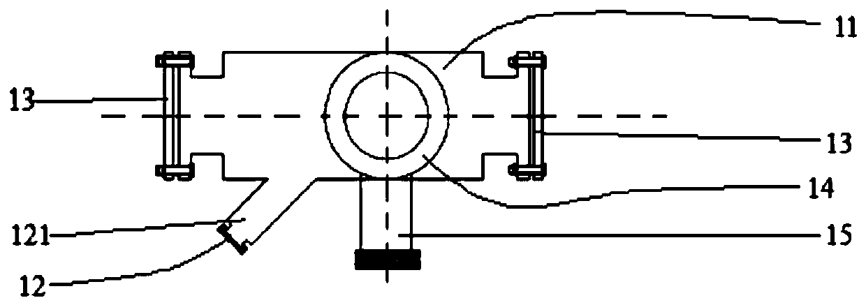 An infrared in-situ reaction test device based on pump detection and its application method