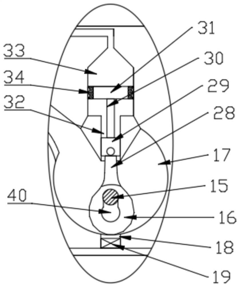 Raw material grinding device for traditional Chinese medicinal material processing