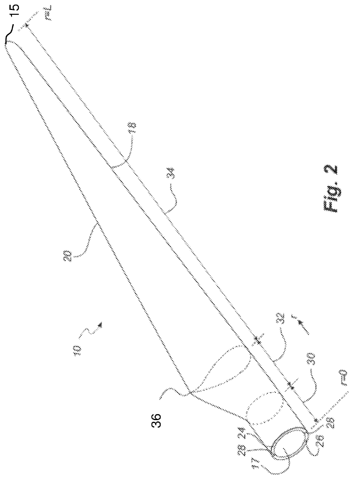 Distance member for connecting wind turbine blade shear webs