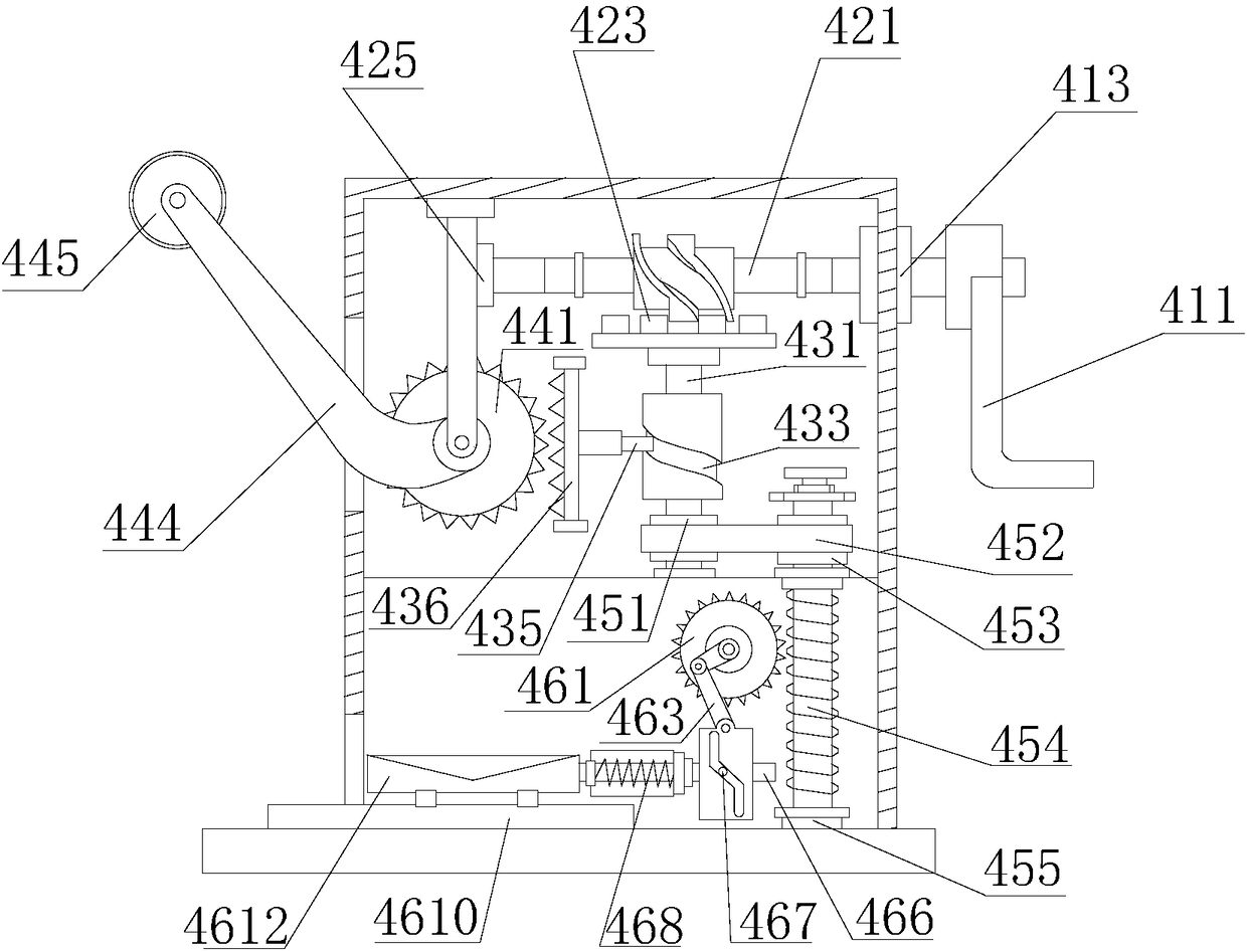 Inner supporting type paint device for outer wall of cylinder