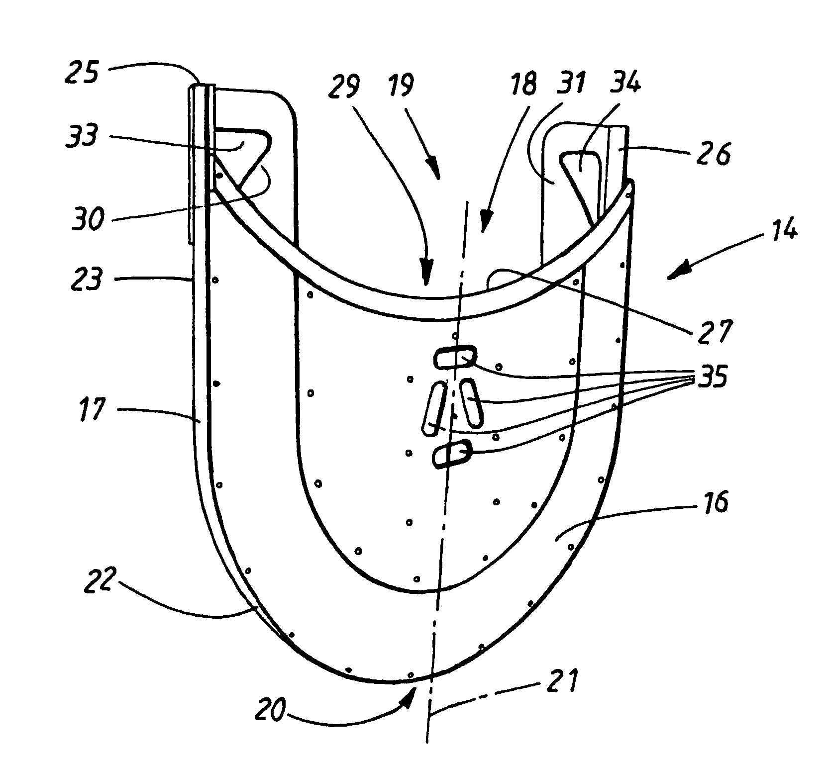 Film cassette, rack and relief trolley for the film cassette, and method of handling the film cassette